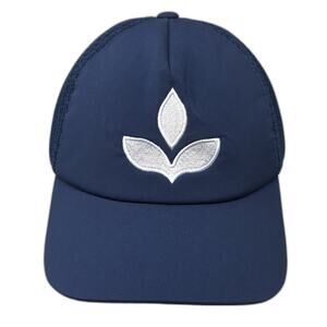 Albertsons Media Collective Snapback Trucker Hat Blue One Size Embroidered Ogio